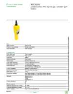 Datasheet for Schneider Electric XACA211, EAN: 3389110644814