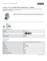 Datasheet for Phoenix Contact 1460369, EAN: 4046356592680