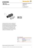 Datasheet for Weidmüller 1079820000, EAN: 4032248841806