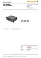 Datasheet for Weidmüller 1079930000, EAN: 4032248842032