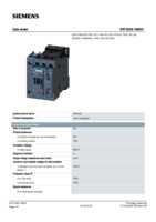 Datasheet for Siemens 3RT23261BB40, EAN: 4011209834705