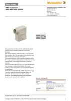 Datasheet for Weidmüller 1003090000, EAN: 4032248698028
