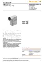 Datasheet for Weidmüller 1003100000, EAN: 4032248698035