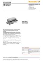 Datasheet for Weidmüller 1222900000, EAN: 4008190138004