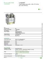 Datasheet for Schneider Electric LV429407, EAN: 3606480018961