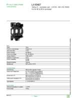 Datasheet for Schneider Electric LX1D6E7, EAN: 3389110233360