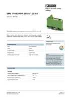 Datasheet for Phoenix Contact 2941439, EAN: 4017918080433