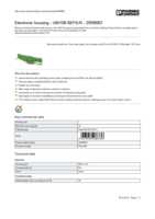 Datasheet for Phoenix Contact 2959683, EAN: 4017918086336