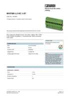 Datasheet for Phoenix Contact 1912304, EAN: 4017918192488