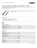 Datasheet for Phoenix Contact 1519875, EAN: 4046356019996