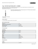 Datasheet for Phoenix Contact 1212605, EAN: 4046356590280