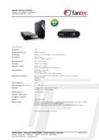Datasheet for FANTEC 1434, EAN: 4250273414349