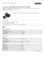Datasheet for Phoenix Contact 1456307, EAN: 4046356616935