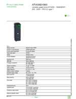Datasheet for Schneider Electric ATV630D15M3, EAN: 3606480701481