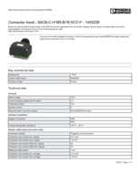 Datasheet for Phoenix Contact 1453229, EAN: 4046356553452