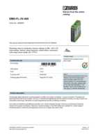 Datasheet for Phoenix Contact 2866064, EAN: 4017918975029