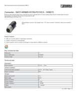 Datasheet for Phoenix Contact 1456213, EAN: 4046356616843