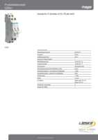 Datasheet for Hager CZ001, EAN: 3250611860013