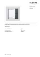 Datasheet for Siedle 200038785-00, EAN: 4015739387854