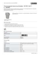 Datasheet for Phoenix Contact 2800865, EAN: 4046356690188
