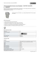 Datasheet for Phoenix Contact 2800835, EAN: 4046356689663