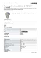 Datasheet for Phoenix Contact 2800889, EAN: 4046356690508