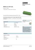 Datasheet for Phoenix Contact 1777992, EAN: 4017918039868
