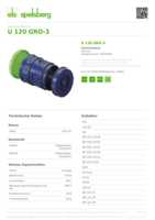 Datasheet for Spelsberg 97331201, EAN: 4013902190102