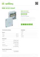 Datasheet for Spelsberg 61040401, EAN: 4013902090051