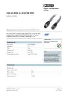Datasheet for Phoenix Contact 1518106, EAN: 4017918968229 Datasheet for Phoenix Contact 1518106, EAN: 4017918968229