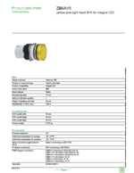 Datasheet for Schneider Electric ZB6AV5, EAN: 3389110775594