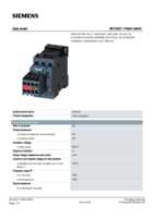 Datasheet for Siemens 3RT20271FB443MA0, EAN: 4011209866188