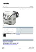 Datasheet for Siemens 8UC6013, EAN: 4011209077027 Datasheet for Siemens 8UC6013, EAN: 4011209077027