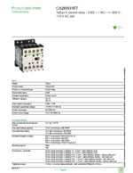 Datasheet for Schneider Electric CA2KN31F7, EAN: 3389110428384 Datasheet for Schneider Electric CA2KN31F7, EAN: 3389110428384