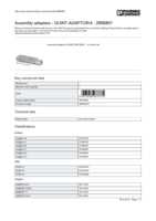 Datasheet for Phoenix Contact 2866857, EAN: 4017918977771