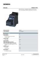 Datasheet for Siemens 3RT20271AP04, EAN: 4011209837676