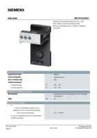 Datasheet for Siemens 3RU19163AA01, EAN: 4011209291508 Datasheet for Siemens 3RU19163AA01, EAN: 4011209291508
