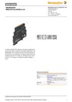 Datasheet for Weidmüller 8937920000, EAN: 4032248716159