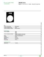 Datasheet for Schneider Electric ZB2BY2924, EAN: 3389110645514