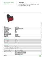 Datasheet for Schneider Electric ZB6DW4, EAN: 3389110776034