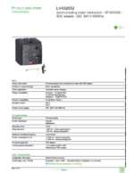 Datasheet for Schneider Electric LV432652, EAN: 3606480020261 Datasheet for Schneider Electric LV432652, EAN: 3606480020261