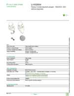 Datasheet for Schneider Electric LV432604, EAN: 3606480021336 Datasheet for Schneider Electric LV432604, EAN: 3606480021336