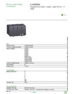 Datasheet for Schneider Electric LV432594, EAN: 3606480019968 Datasheet for Schneider Electric LV432594, EAN: 3606480019968