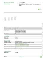 Datasheet for Schneider Electric LV432491, EAN: 3606480019661 Datasheet for Schneider Electric LV432491, EAN: 3606480019661