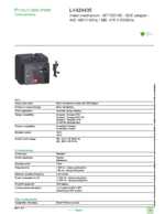 Datasheet for Schneider Electric LV429435, EAN: 3606480020018 Datasheet for Schneider Electric LV429435, EAN: 3606480020018