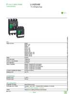Datasheet for Schneider Electric LV429348, EAN: 3606480021657 Datasheet for Schneider Electric LV429348, EAN: 3606480021657