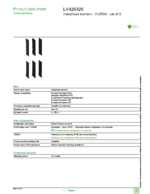 Datasheet for Schneider Electric LV429329, EAN: 3606480021305 Datasheet for Schneider Electric LV429329, EAN: 3606480021305