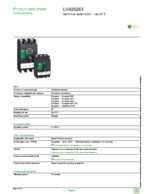 Datasheet for Schneider Electric LV429263, EAN: 3606480019777 Datasheet for Schneider Electric LV429263, EAN: 3606480019777