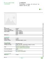 Datasheet for Schneider Electric LV429218, EAN: 3606480019272 Datasheet for Schneider Electric LV429218, EAN: 3606480019272