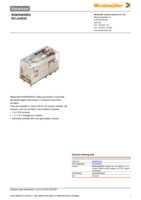Datasheet for Weidmüller 4058570000, EAN: 4032248189298